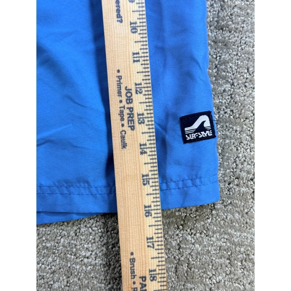 Surf Style Boys Board Shorts Cargo Pocket Size 10 Blue‎ Polyester Swim Trunks